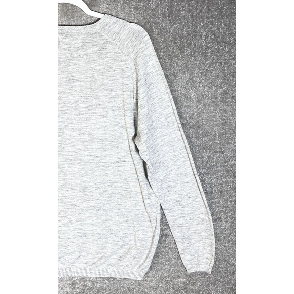 Standard Issue Long Sleeve Knit Crew Neck Pullover Sweater Mens Size Large Gray - Picture 7 of 13